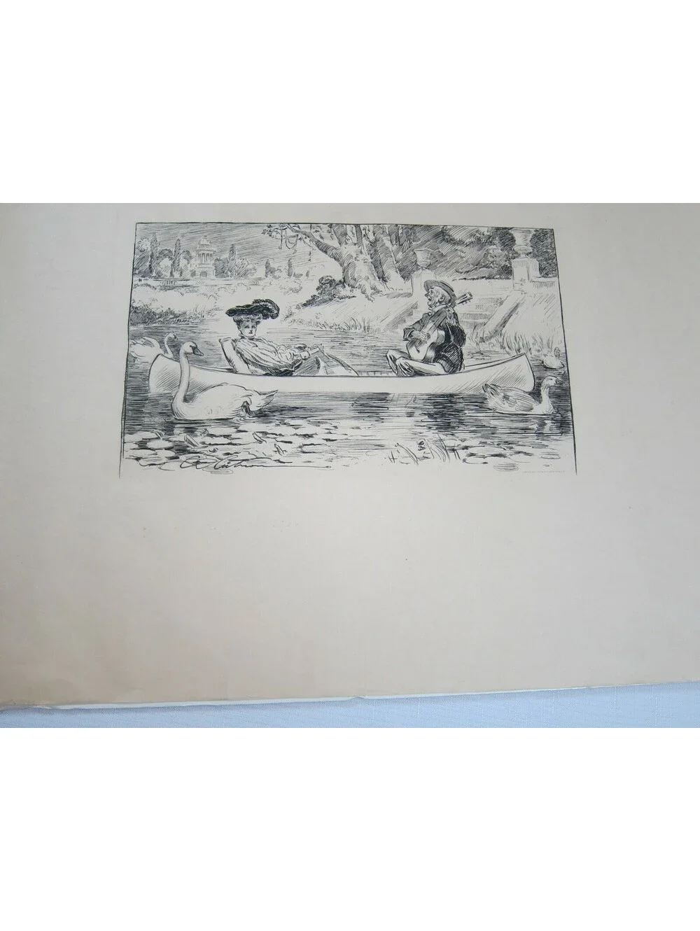 Antique 1904 Charles Dana Gibson Print 